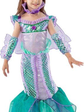 Mermaid Princess Halloween Costume child Size 3-4